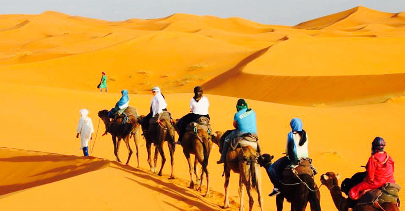 Camel Treks in The Sahara Desert Erg Chebbi